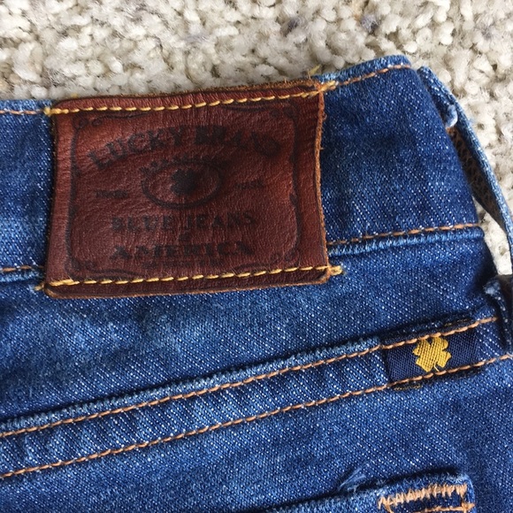 Lucky Brand Skinny Dark Wash Charlie Straight Jean - Picture 4 of 7